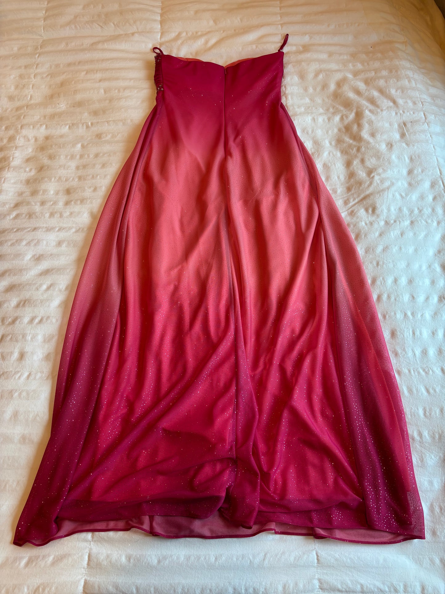 beaded strapless dress