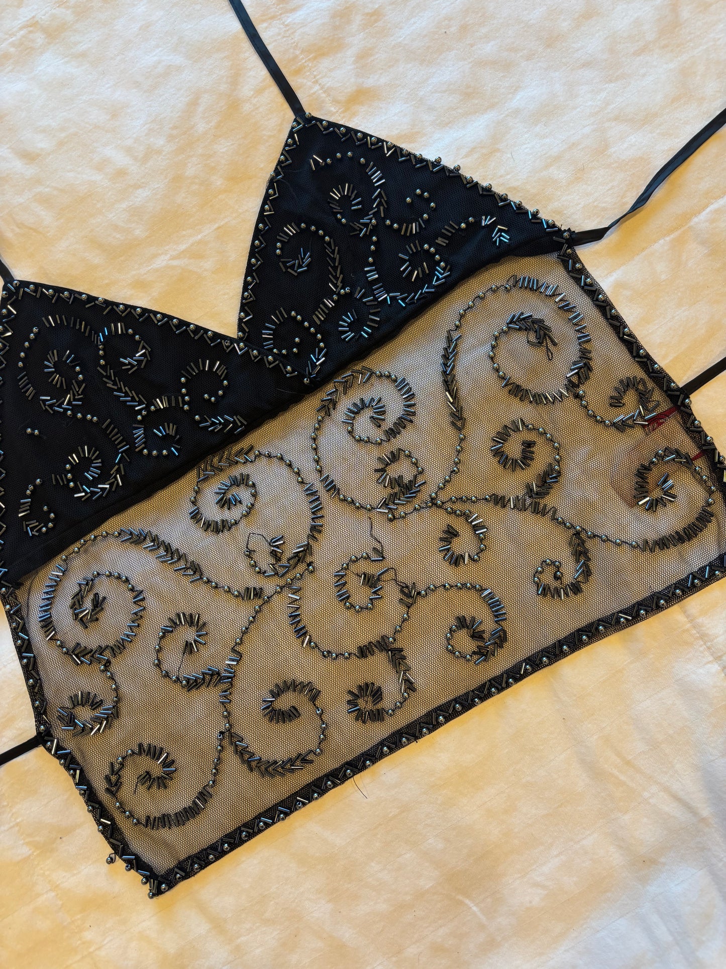 beaded top