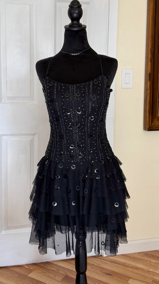 beaded jovani dress