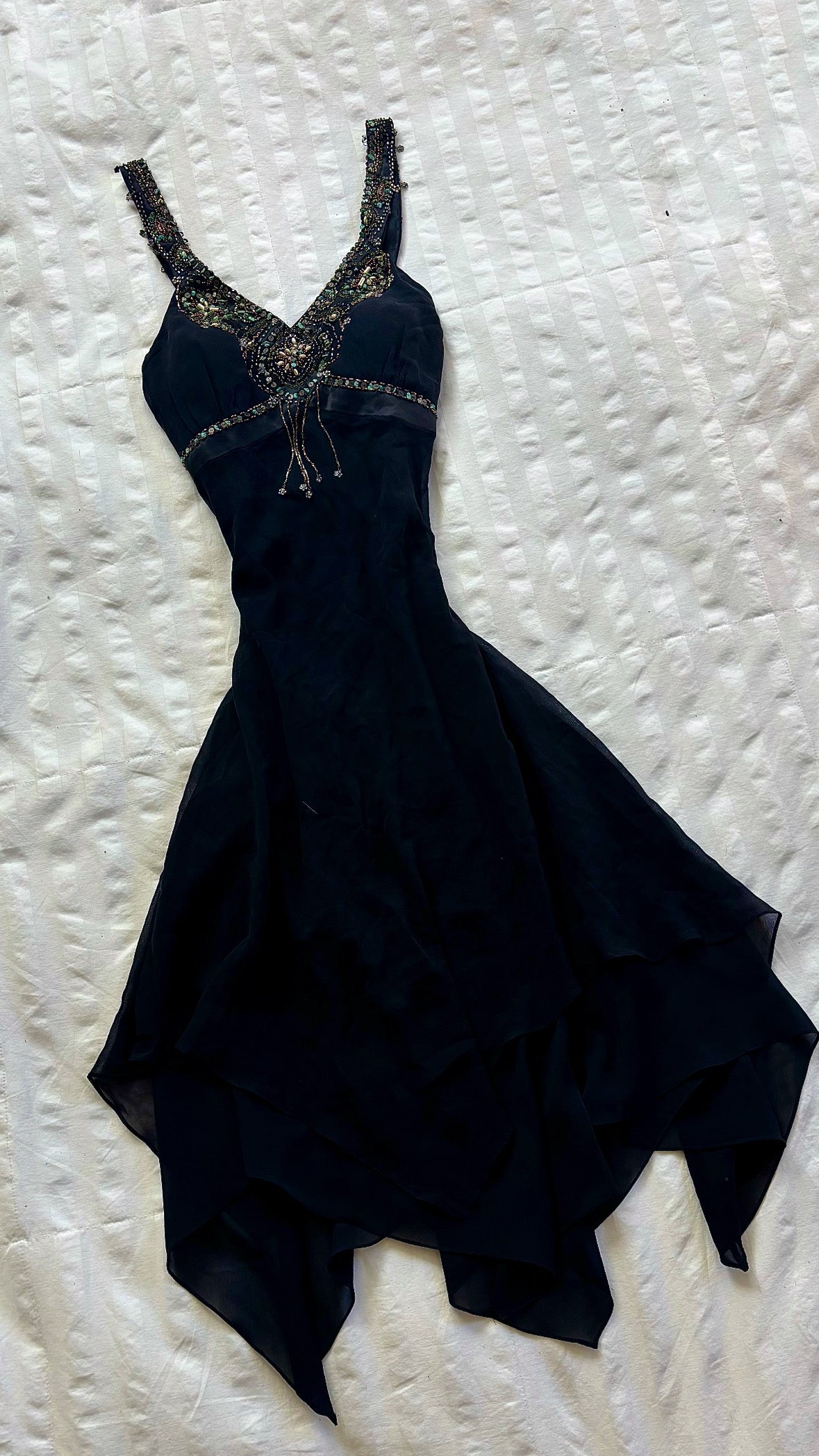 beaded sue wong dress