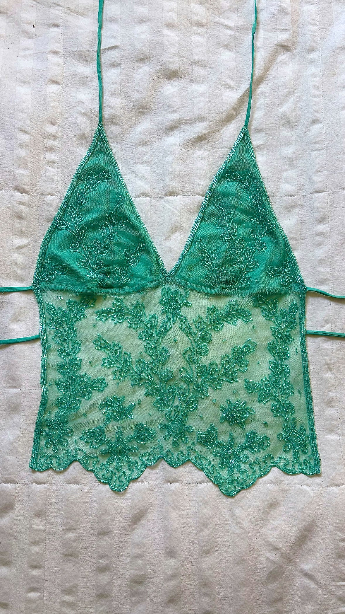 beaded fairy top