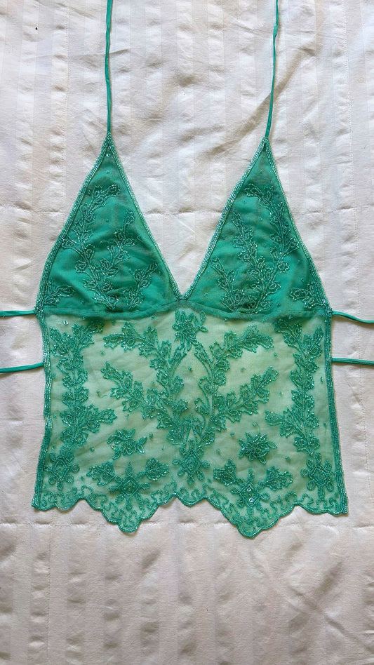 beaded fairy top