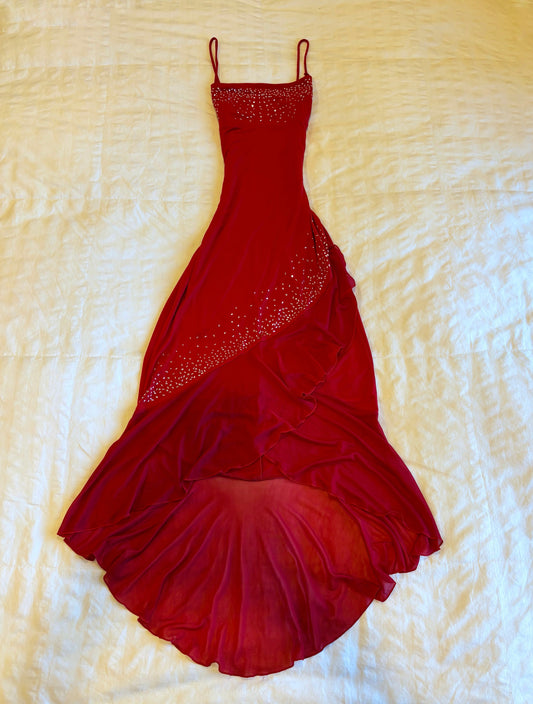 beaded maxi dress