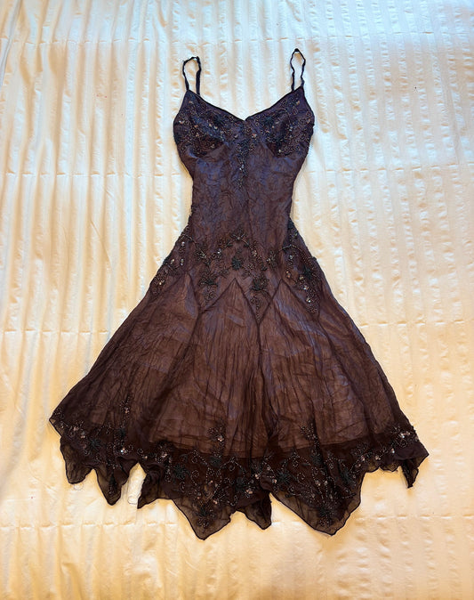 beautiful adrianna papell beaded dress