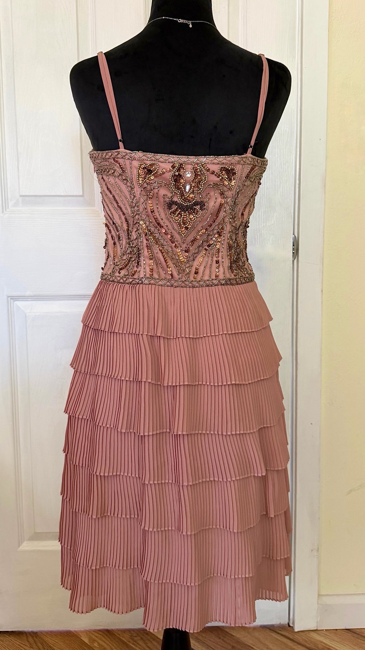 beaded  sue wong dress
