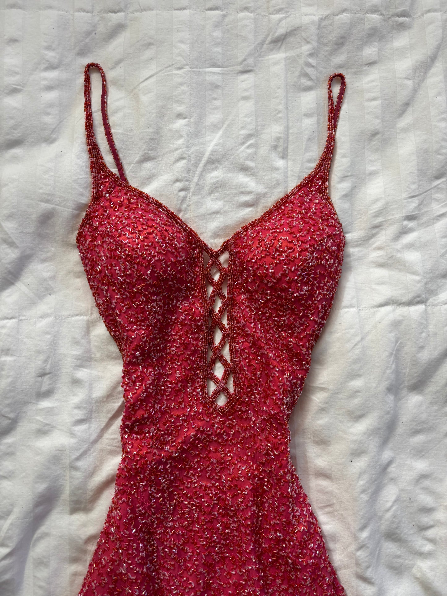 beaded scala dress