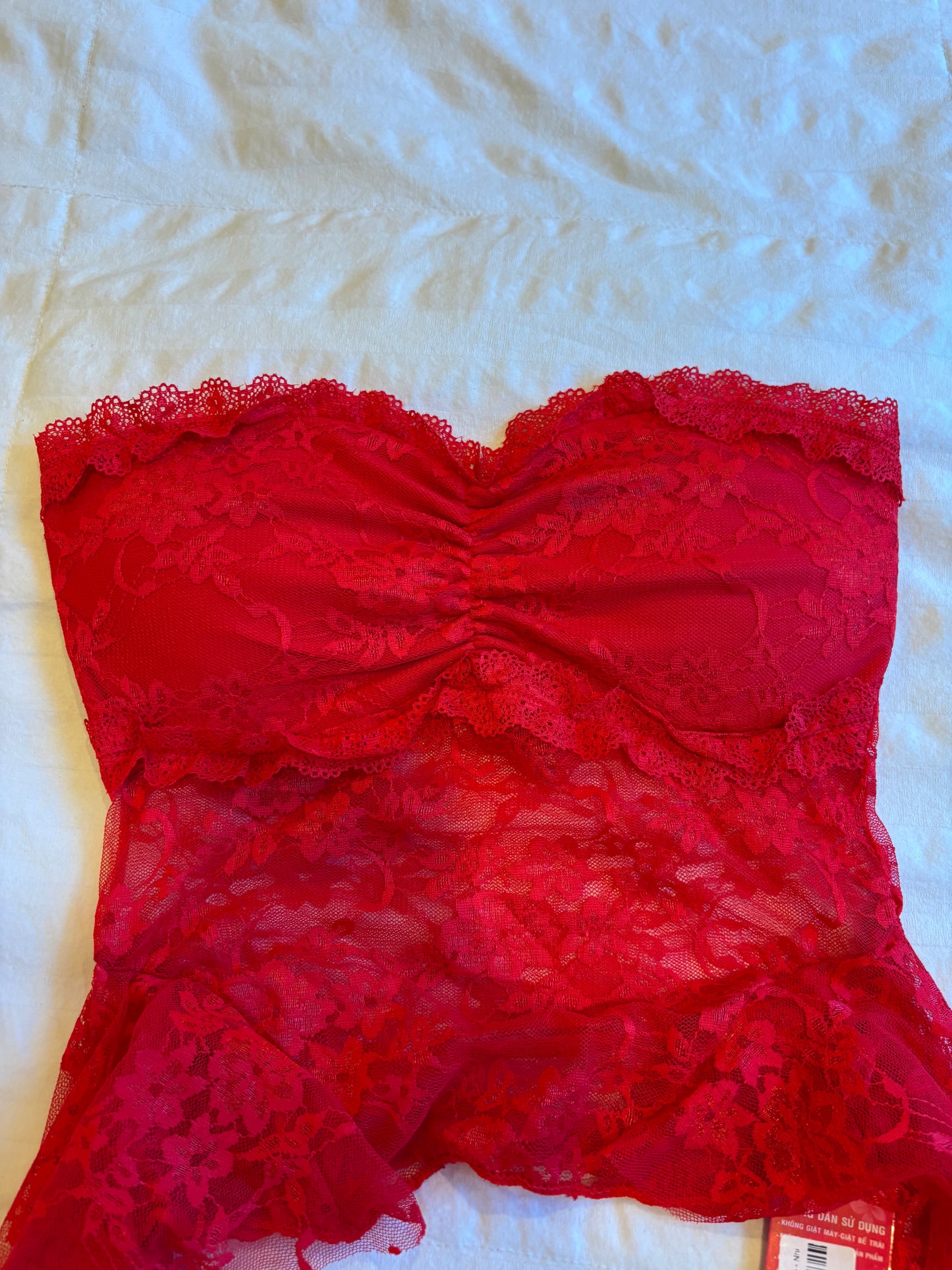 strapless top