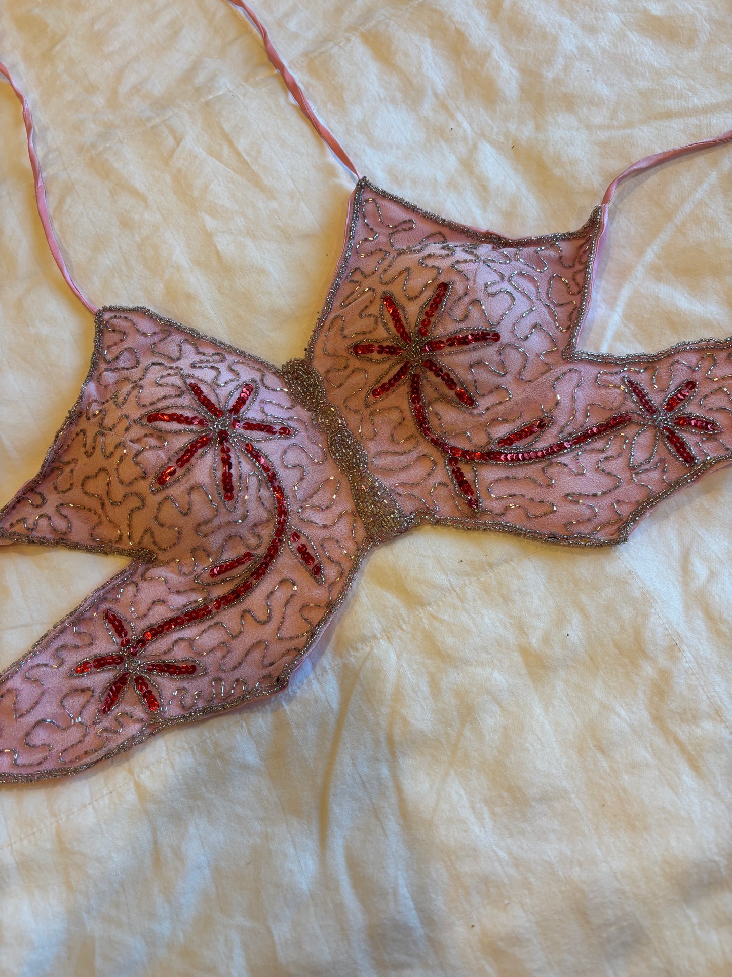 beaded halter top