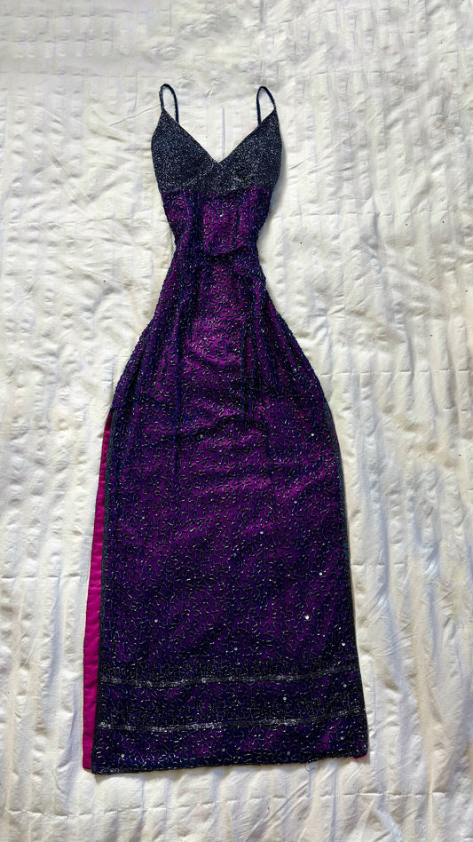 beaded adrianna papell dress