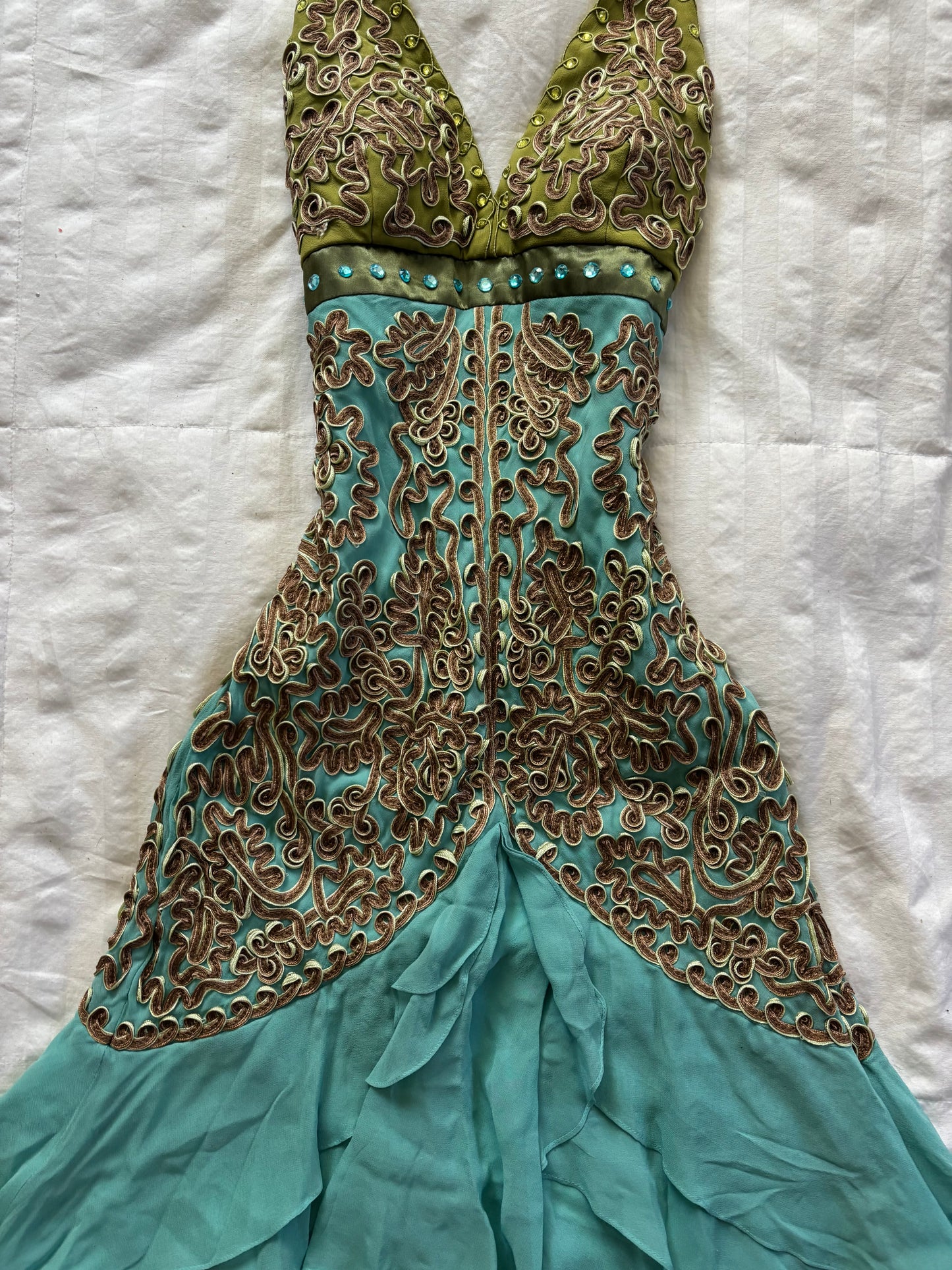 beaded vintage sue wong dress