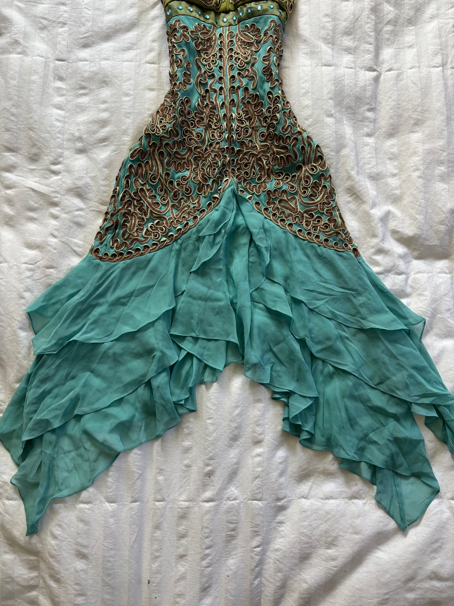 beaded vintage sue wong dress
