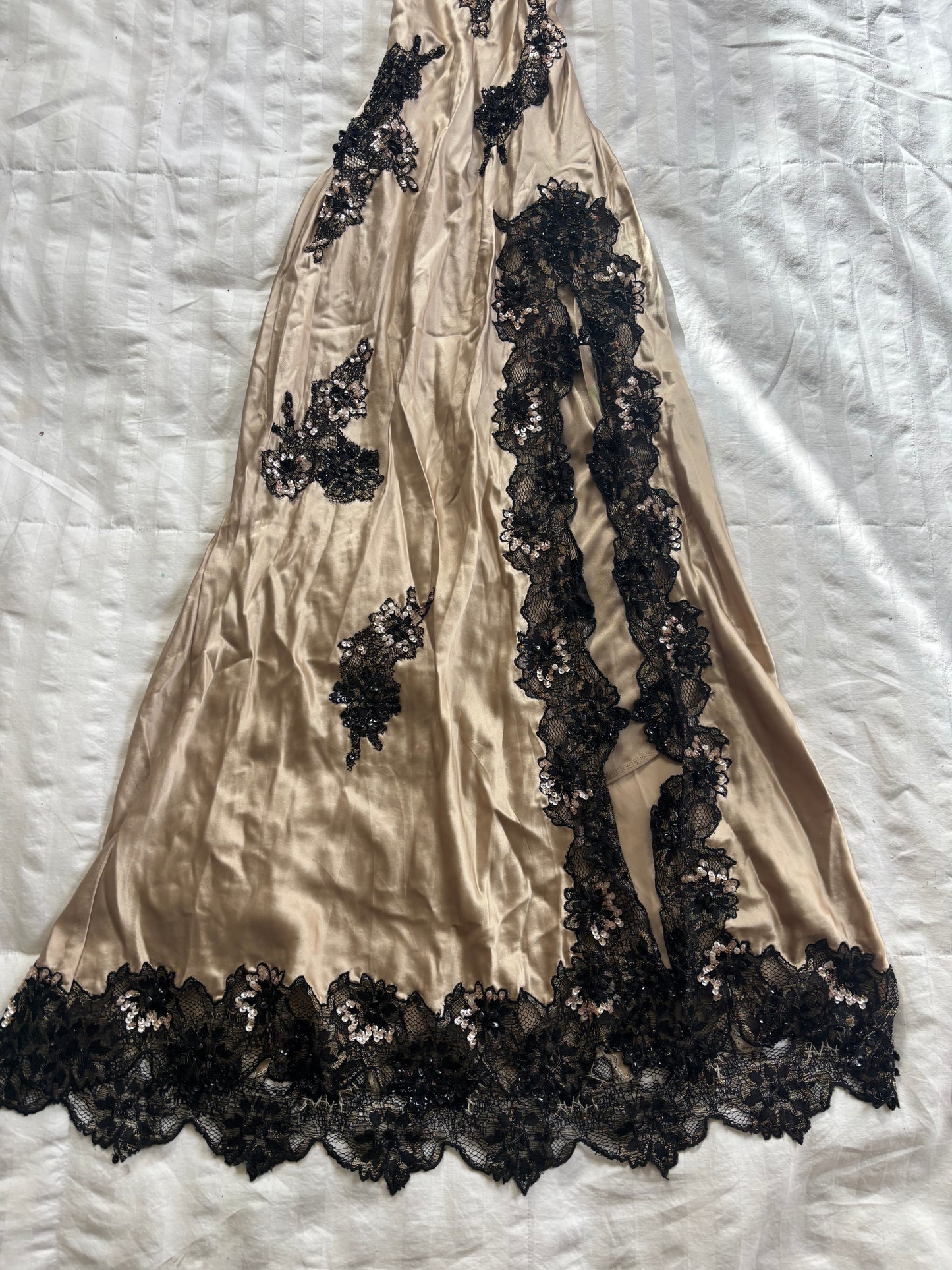 beaded rare sue wong dress