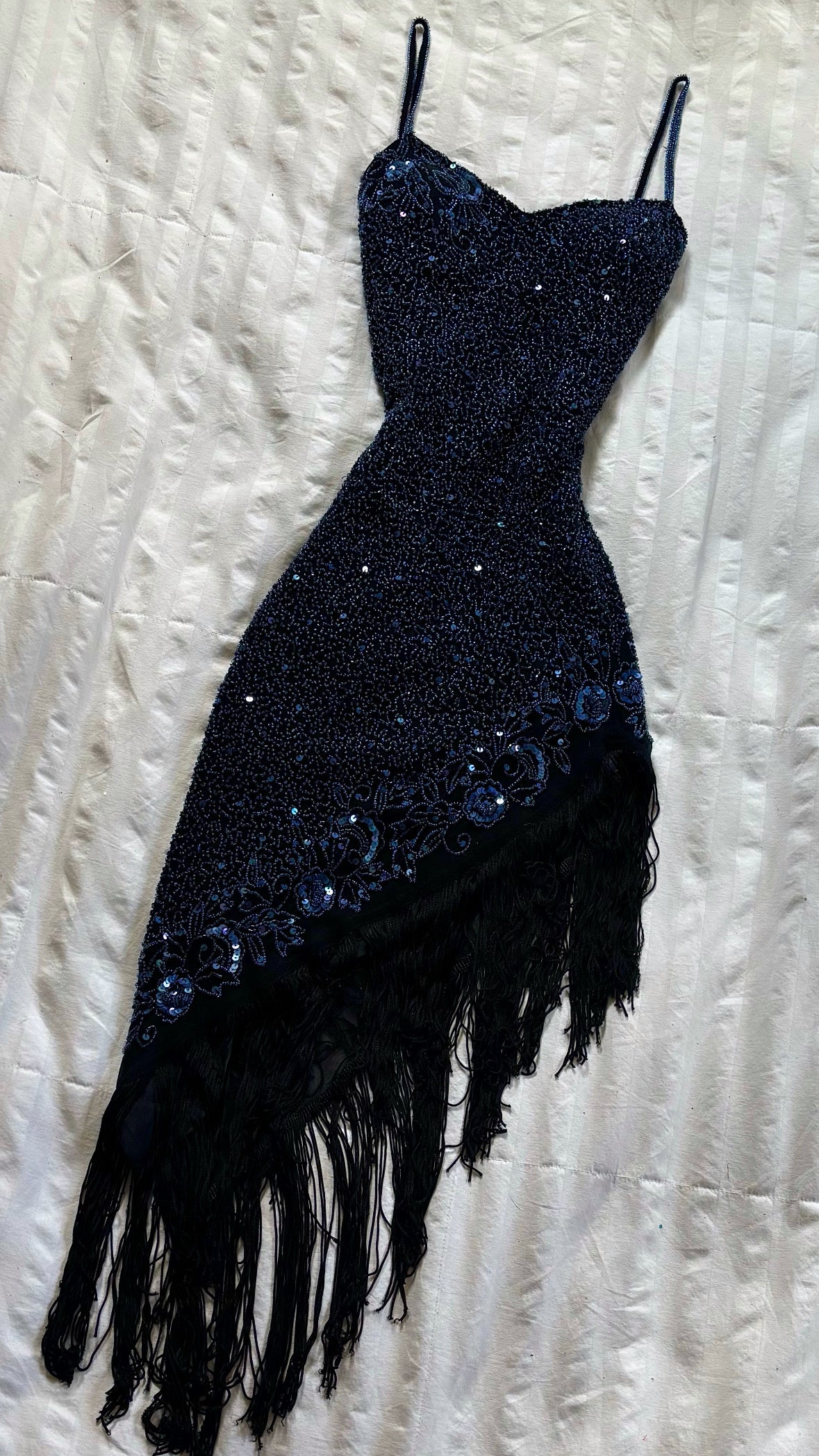 beaded scala dress