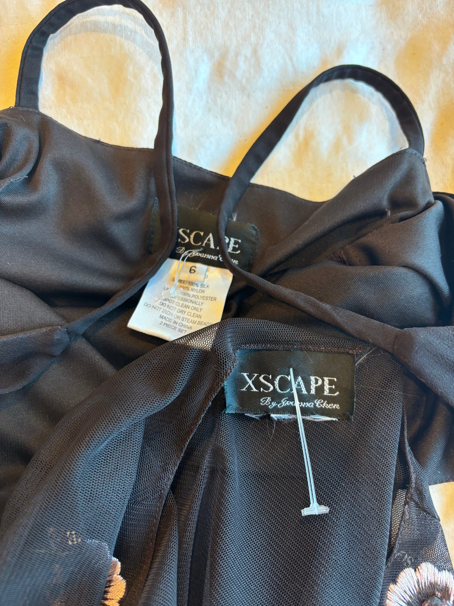 xscape beaded dress set