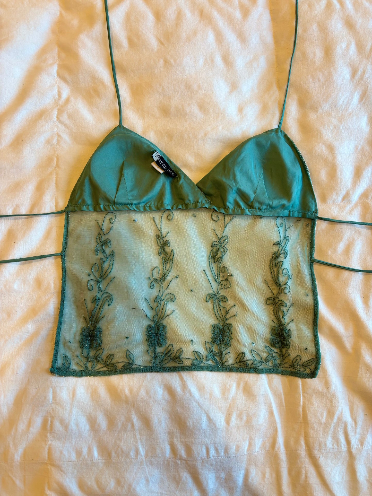 backless beaded passport top