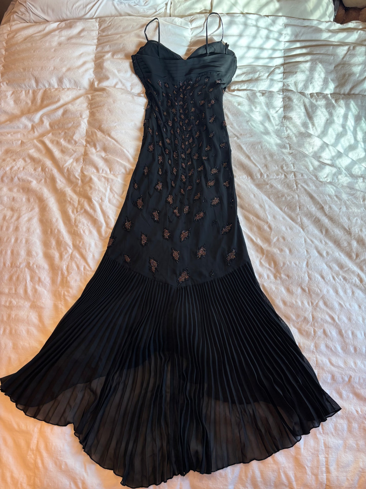 beaded sagaie maxi dress