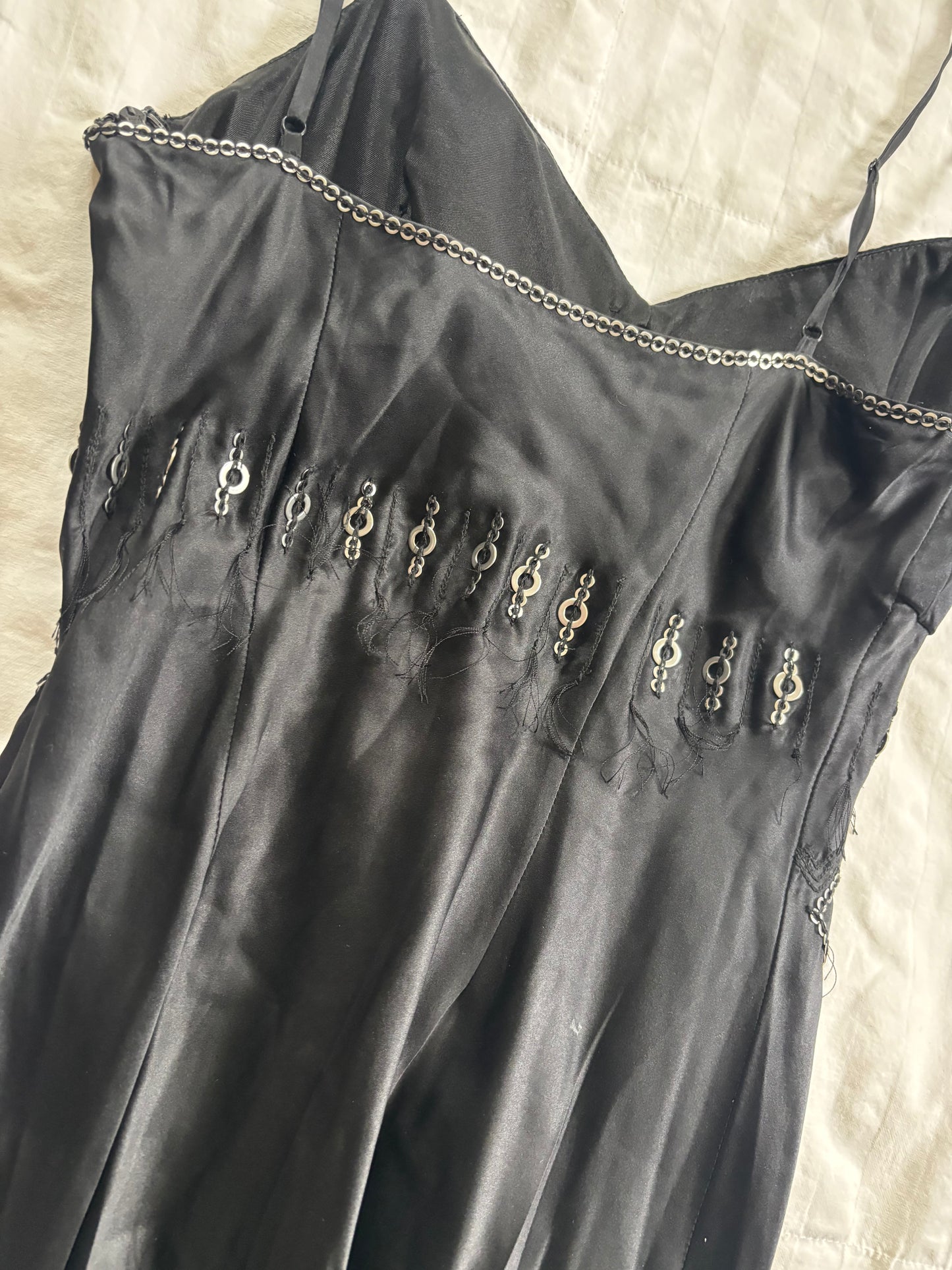 sue wong beaded dress