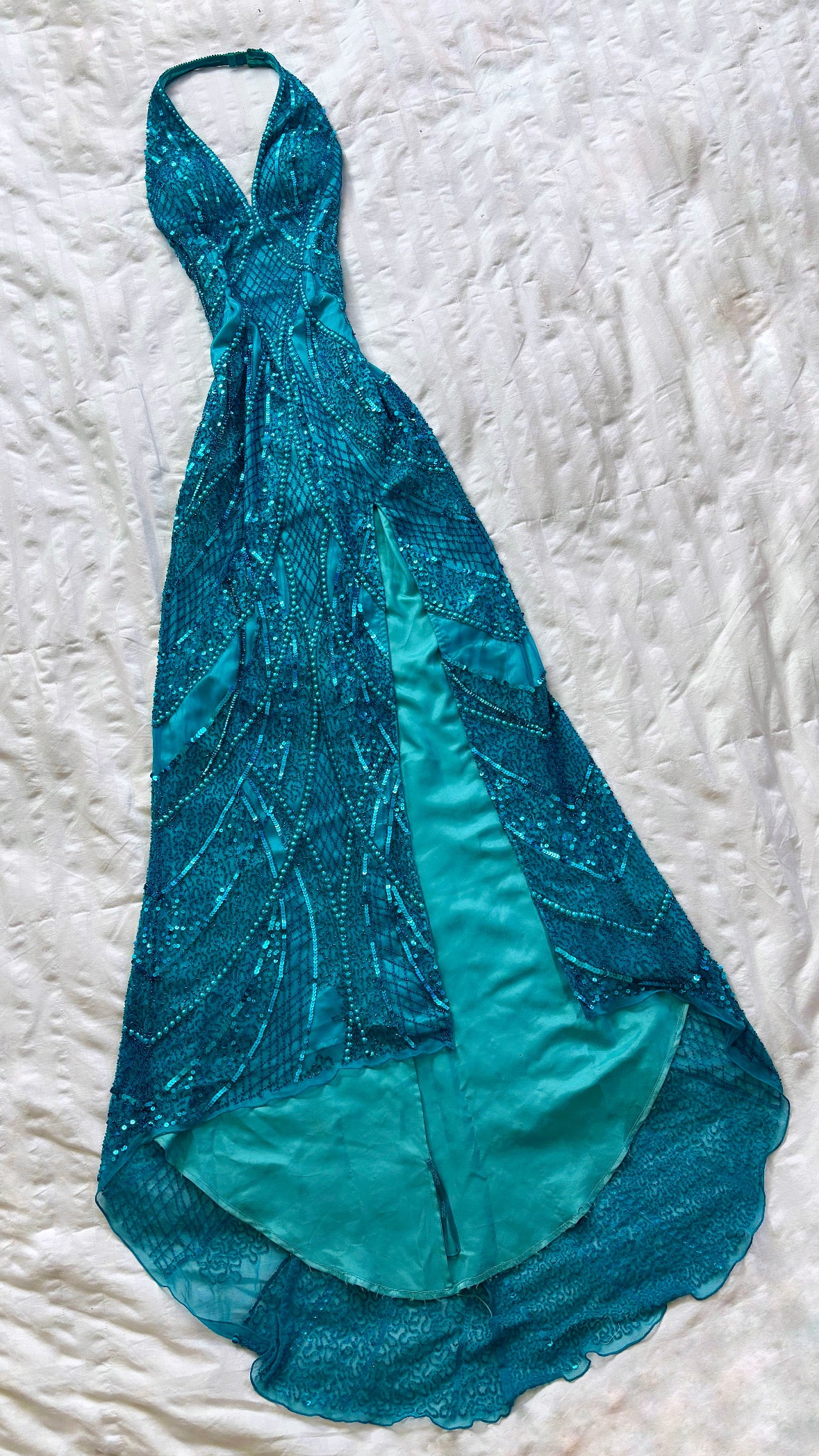 beaded scala dress