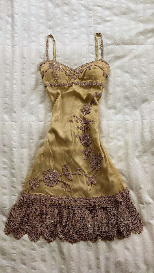 beaded vintage sue wong dress