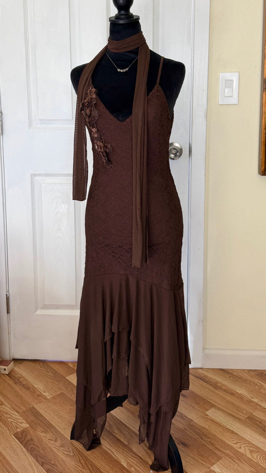 asymmetrical beaded fairy dress set