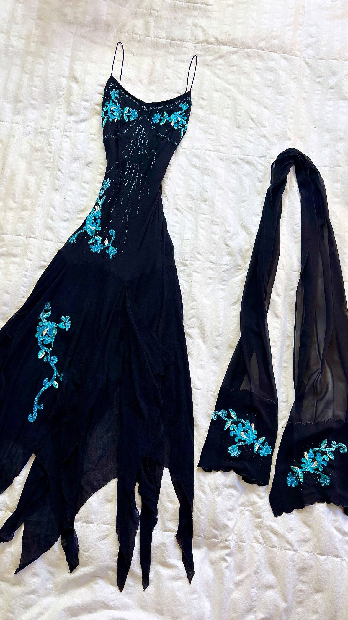 cache beaded dress set