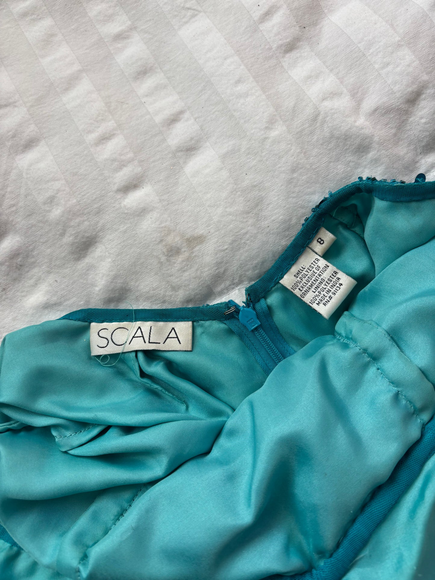 beaded scala dress