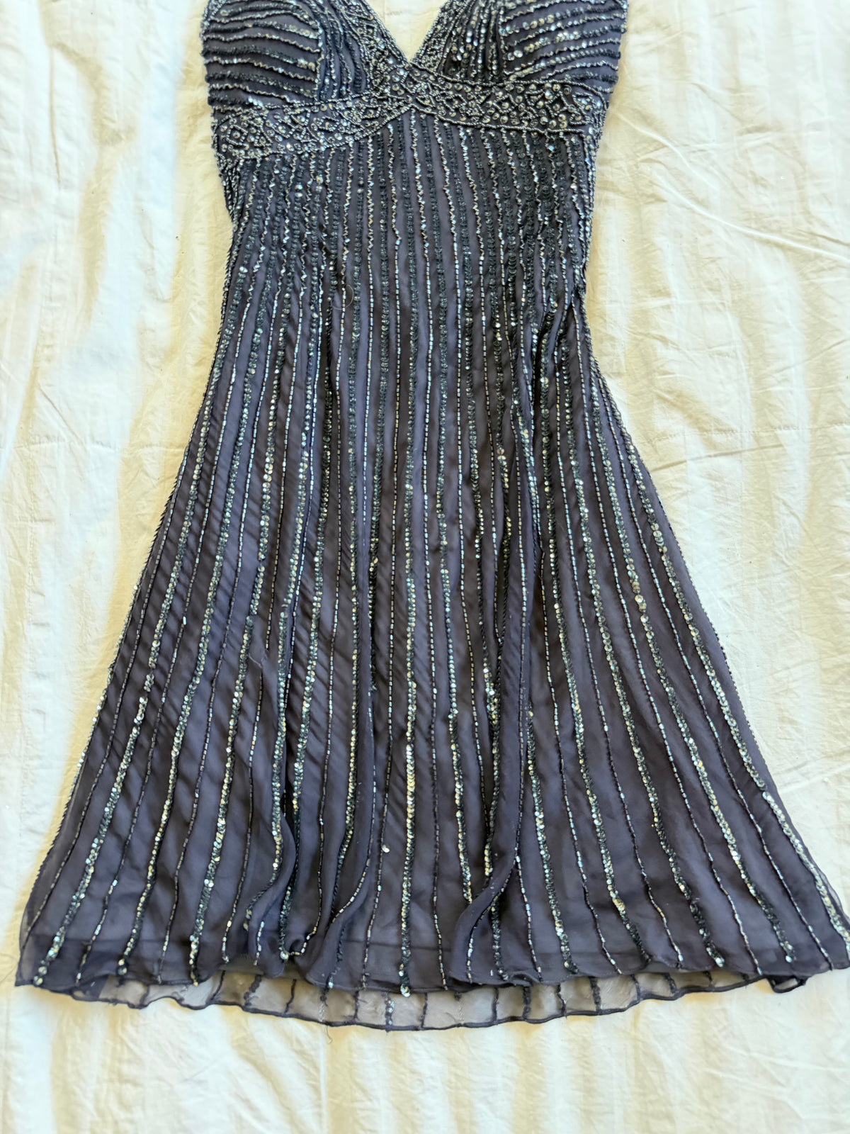 adorable beaded patra dress