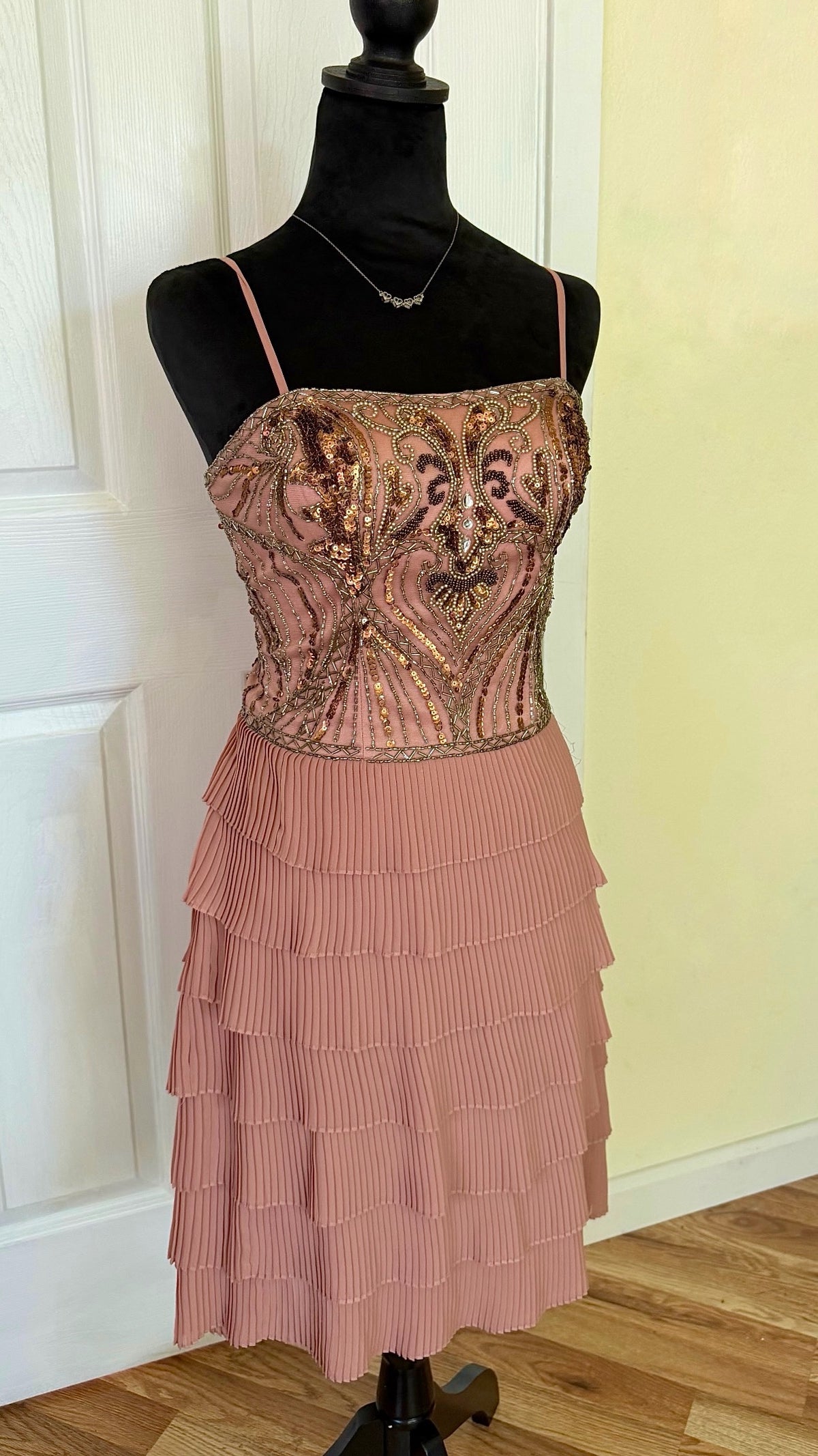 beaded  sue wong dress