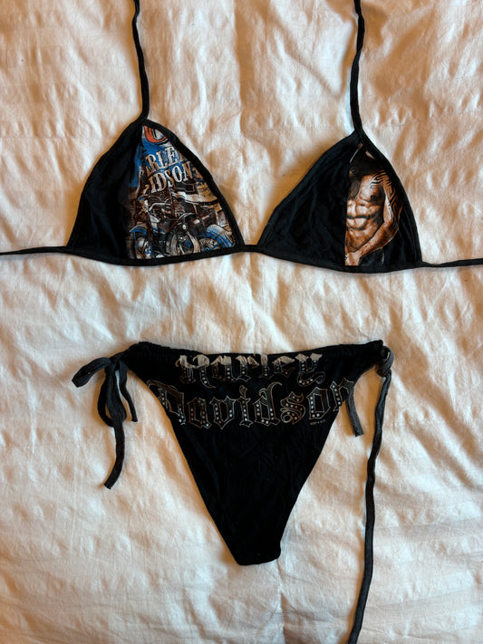 reworked harley davidson bikini