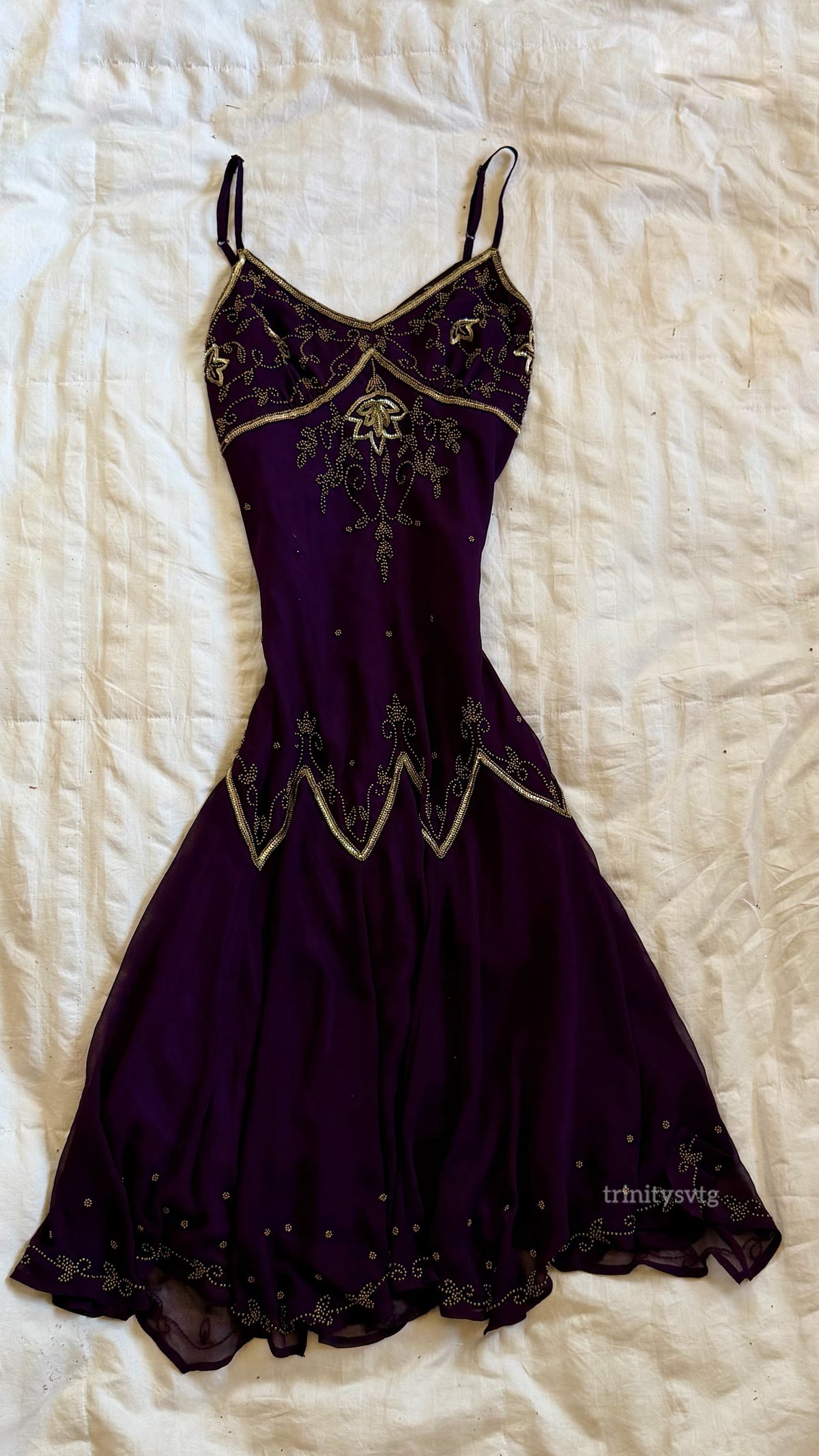 beaded dress