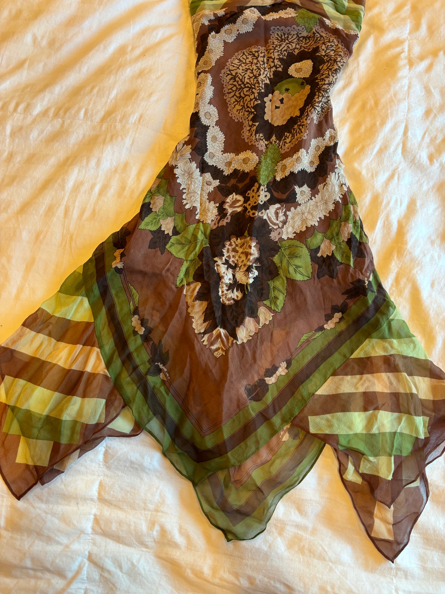 asymmetrical bcbg halter dress