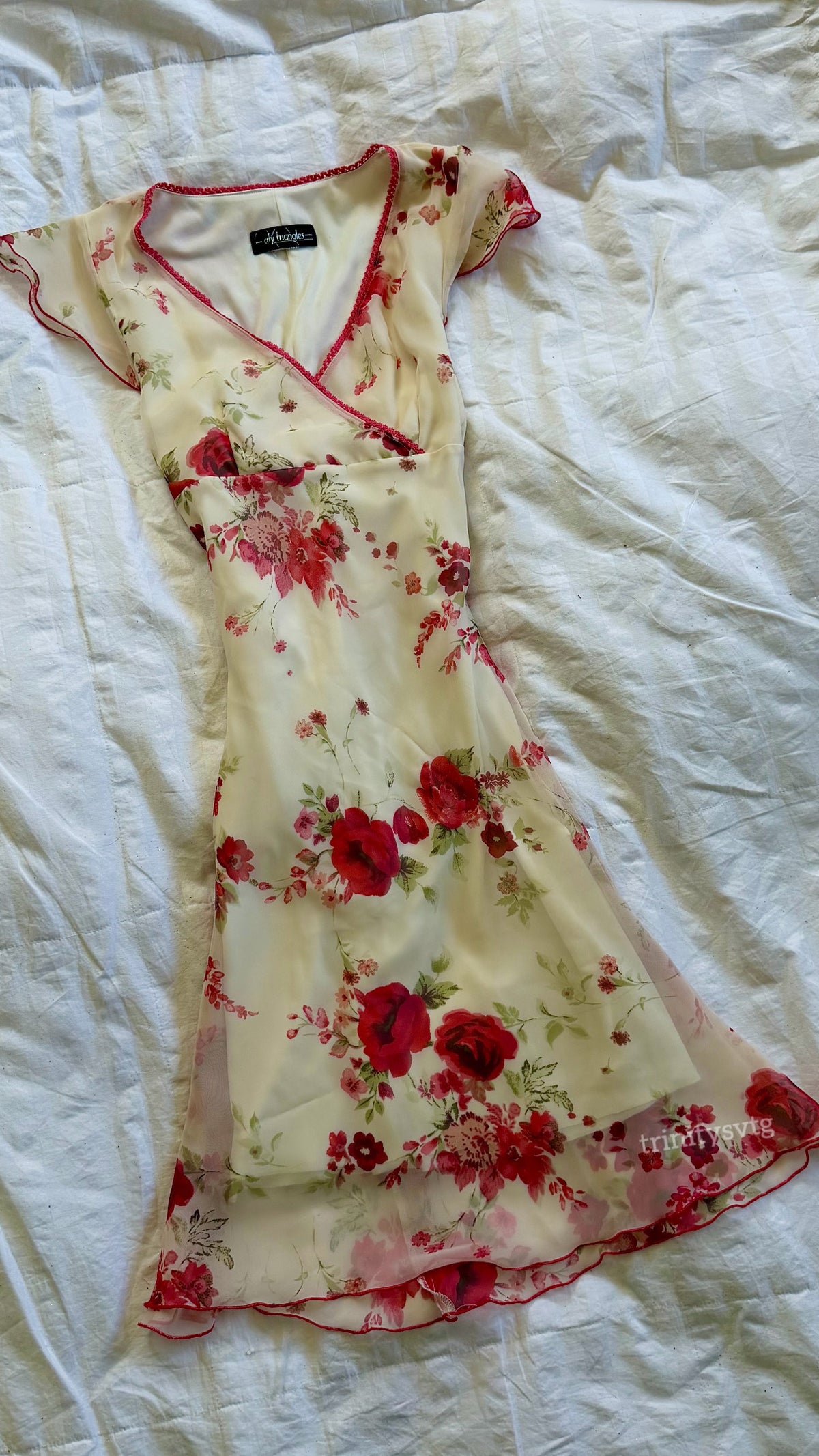 adorable city triangles dress