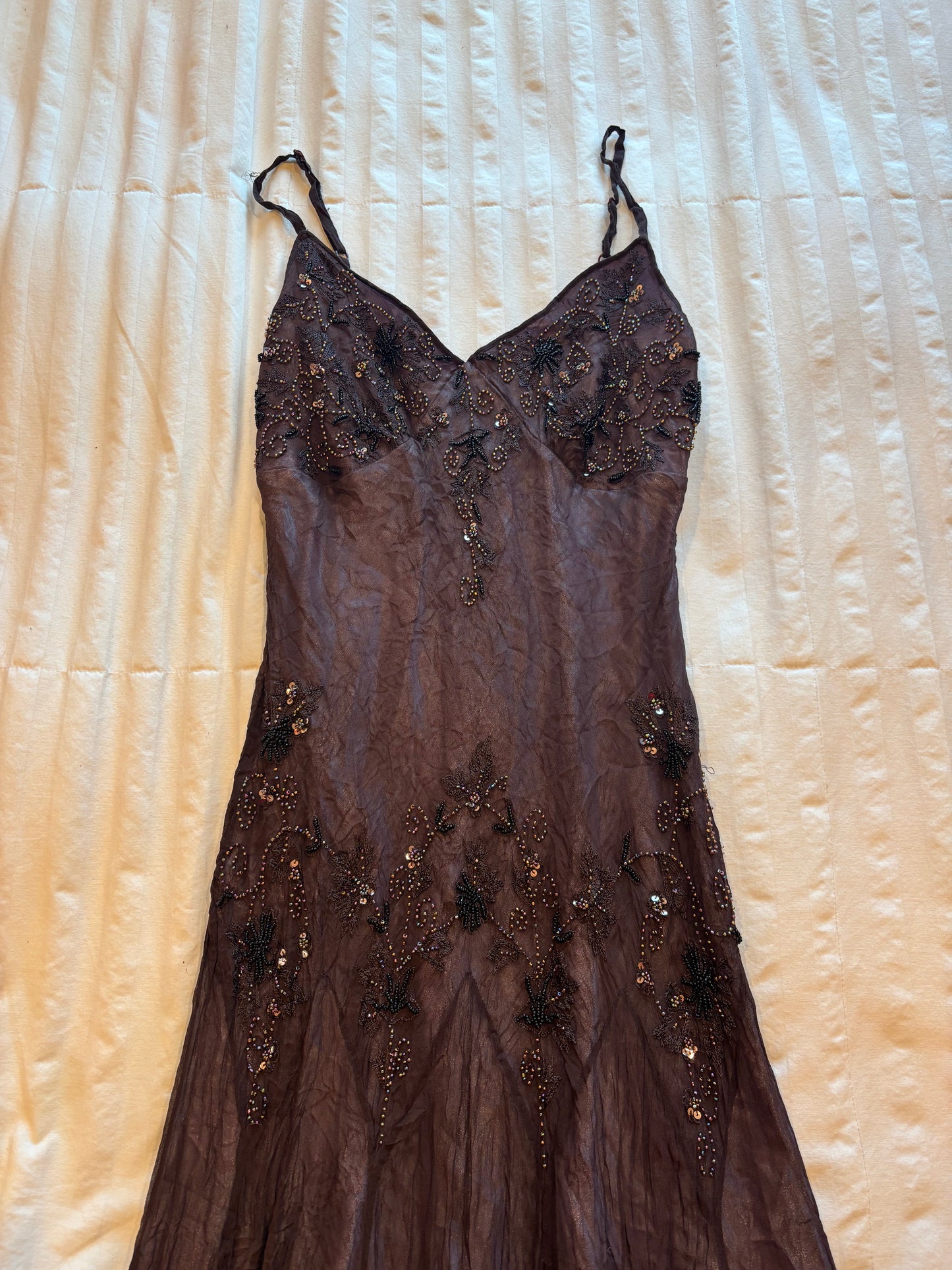 beautiful adrianna papell beaded dress