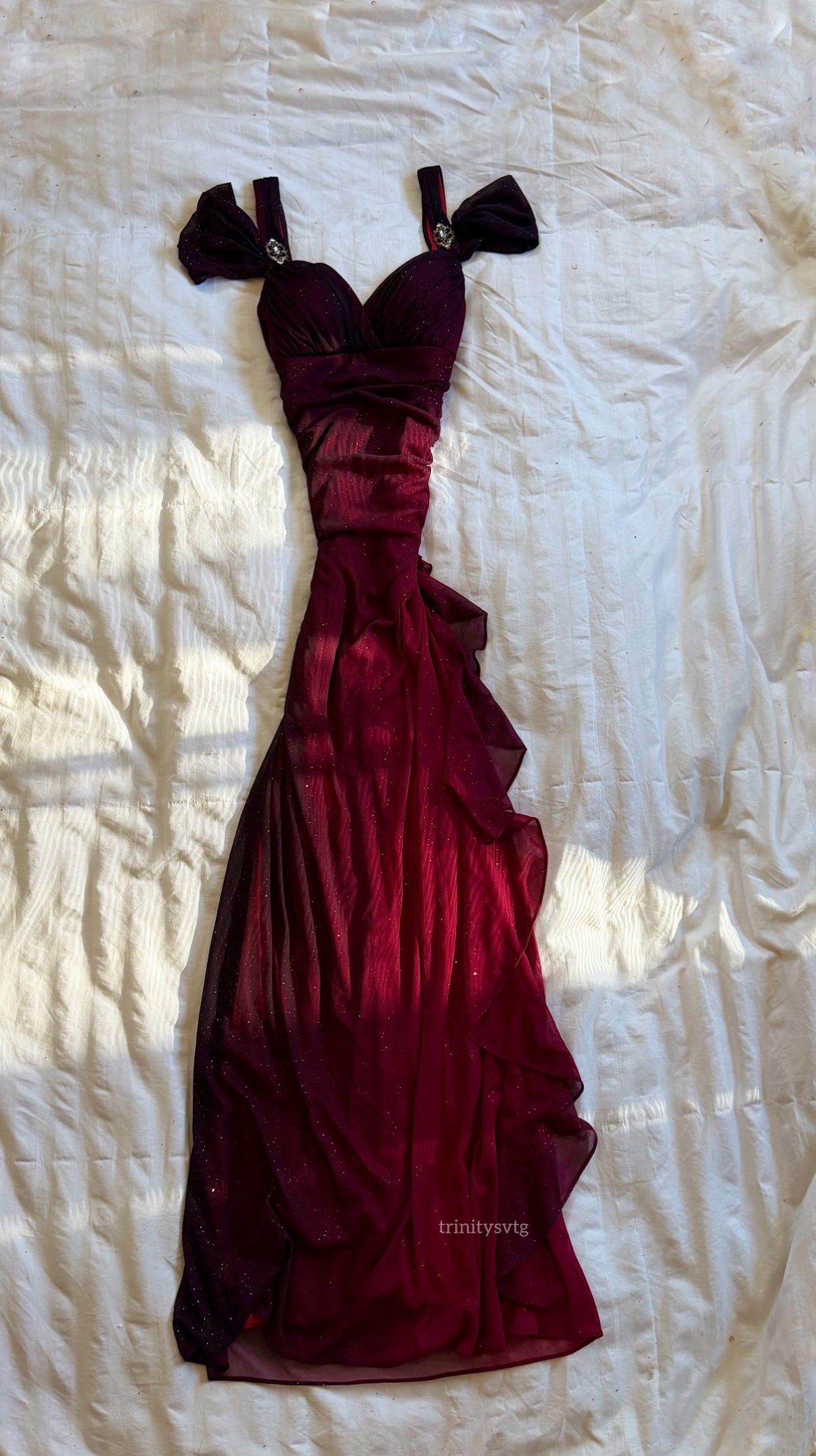 adorable betsy & adam maxi dress