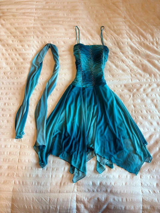 fairy dress scarf set