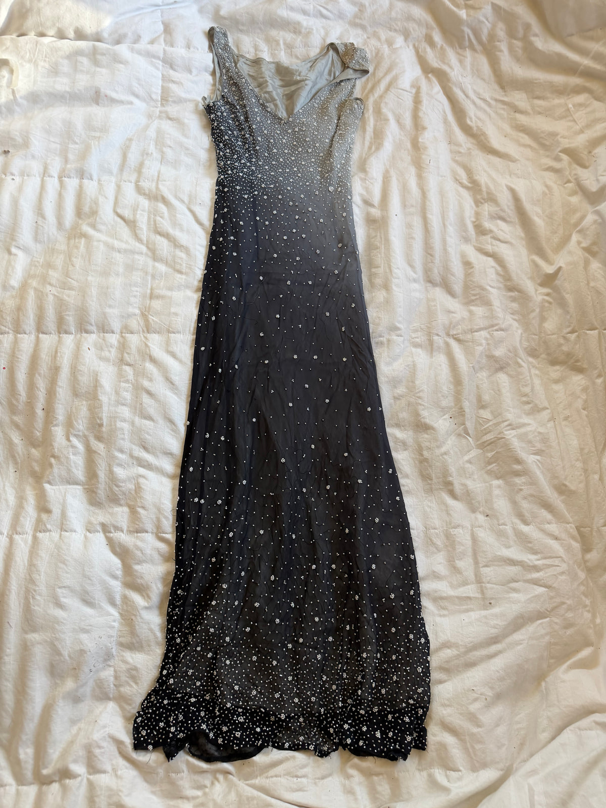 beaded maxi dress