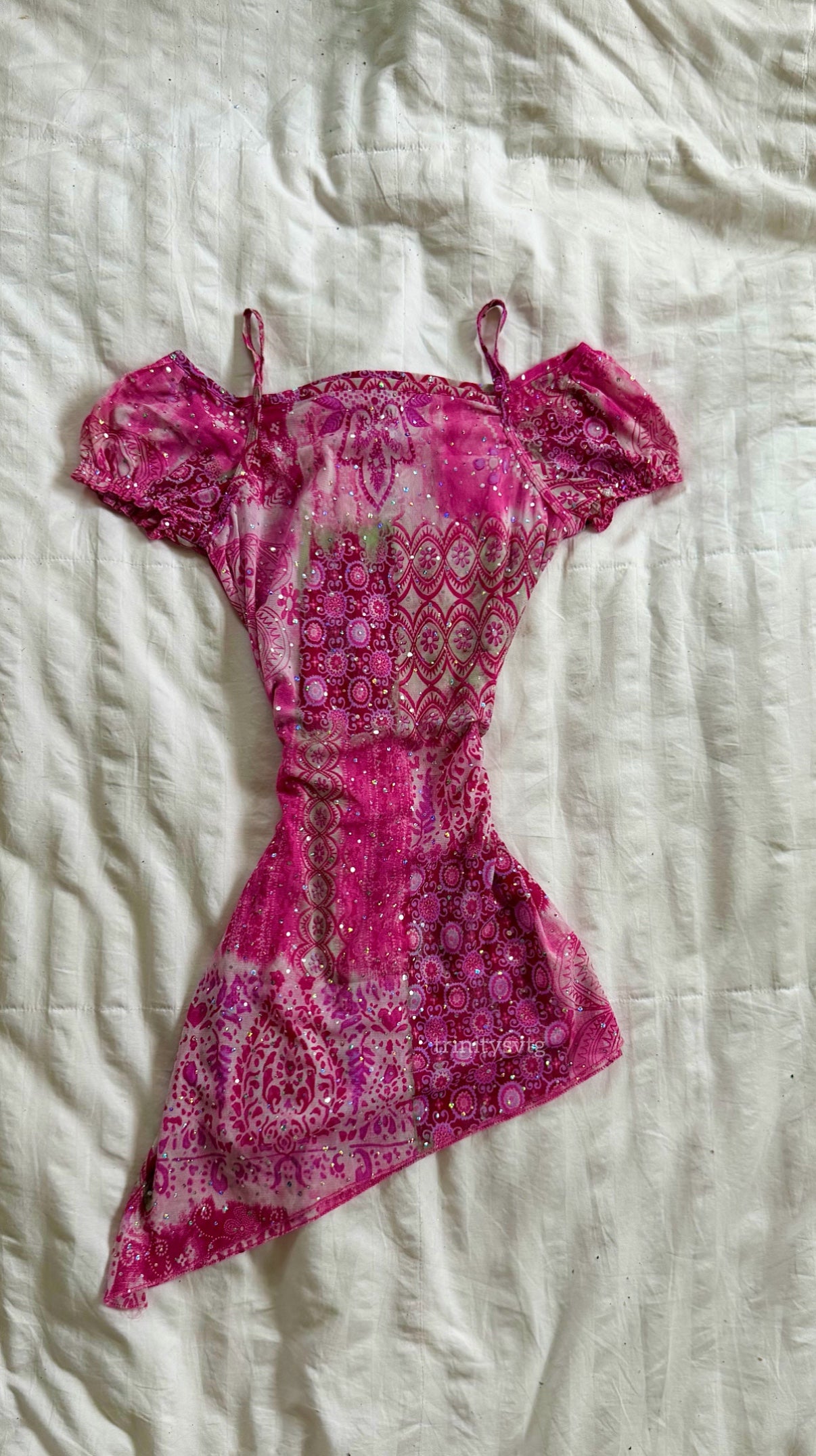 spot paisley top