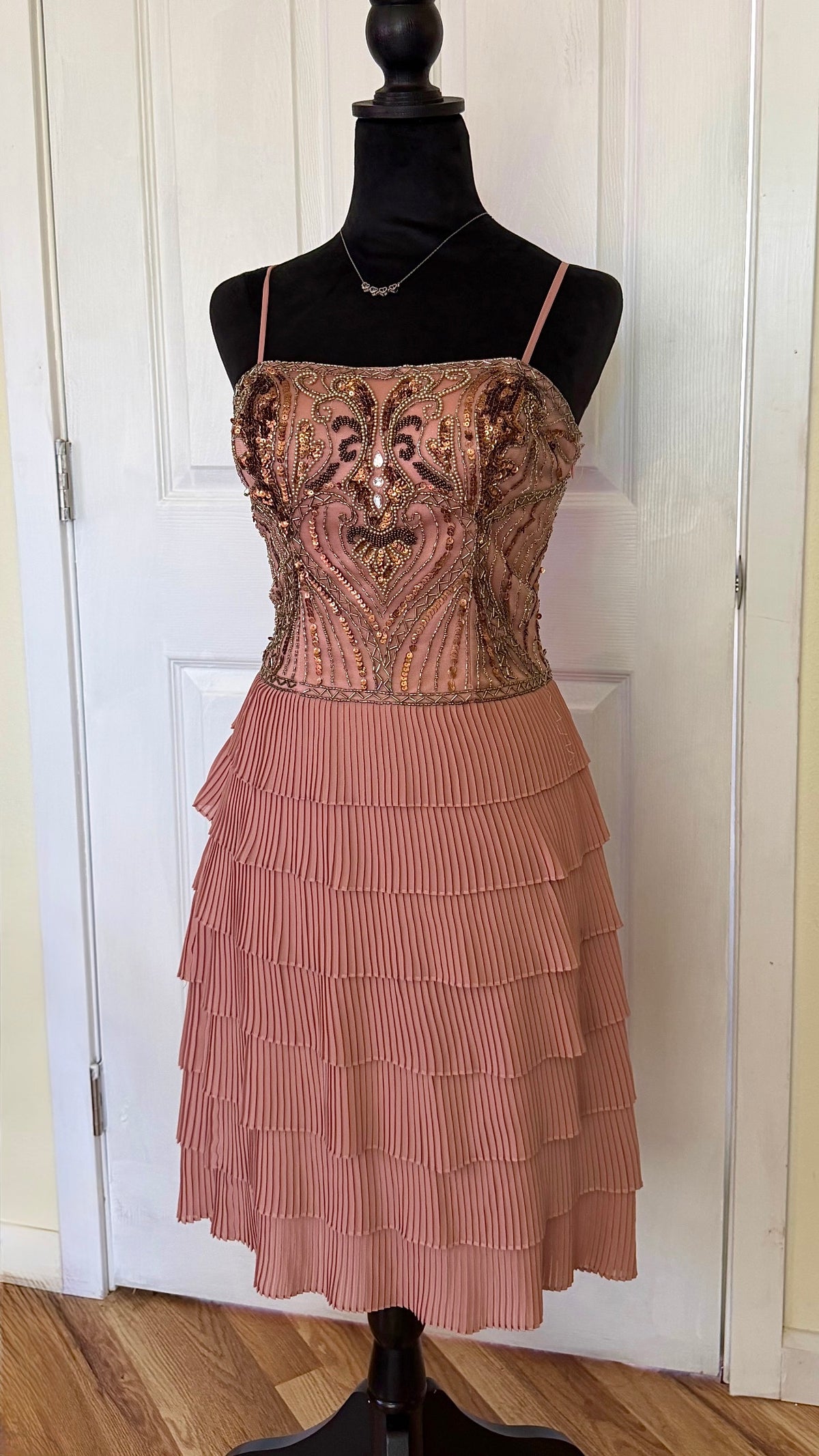 beaded  sue wong dress