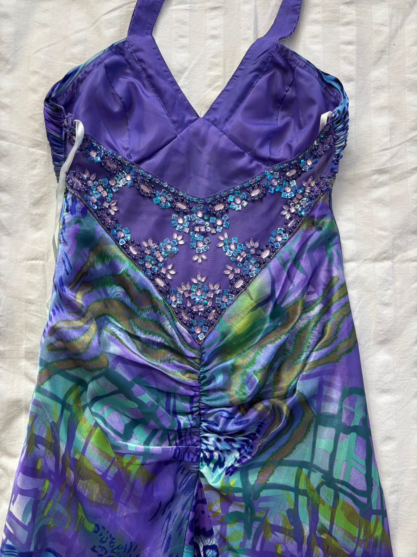 beaded maxi dress