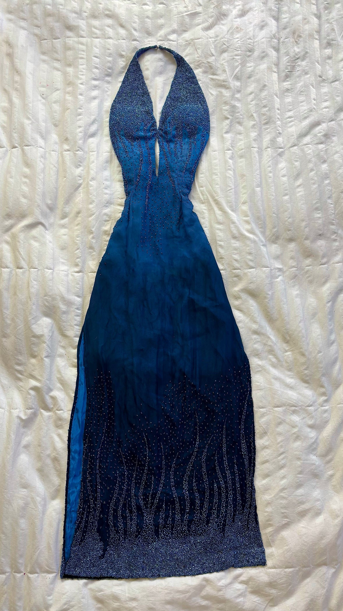 beaded maxi dress