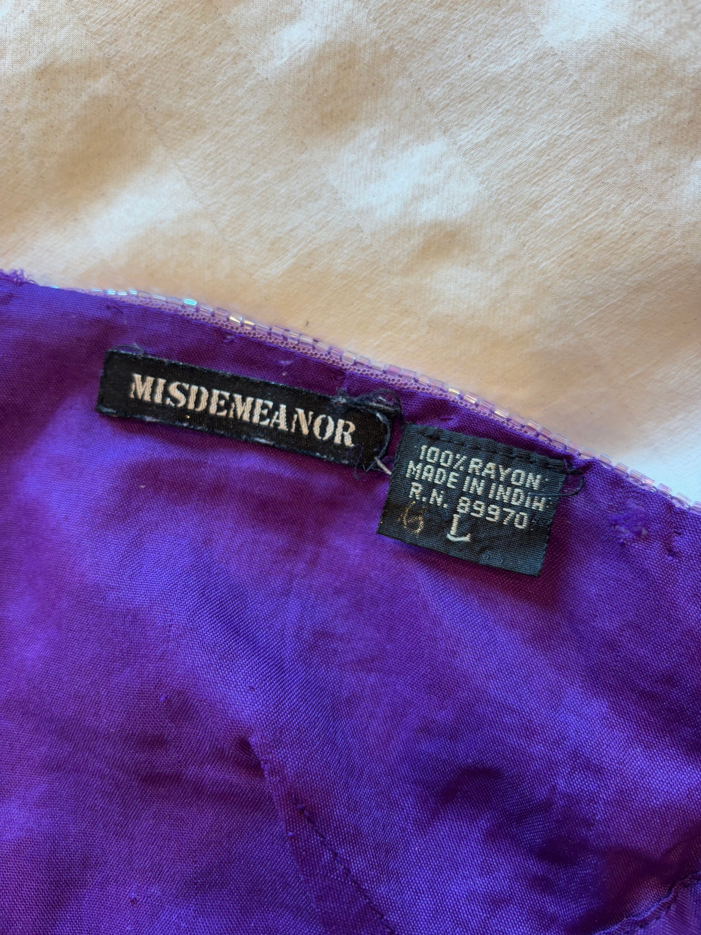 backless beaded misdemeanor top
