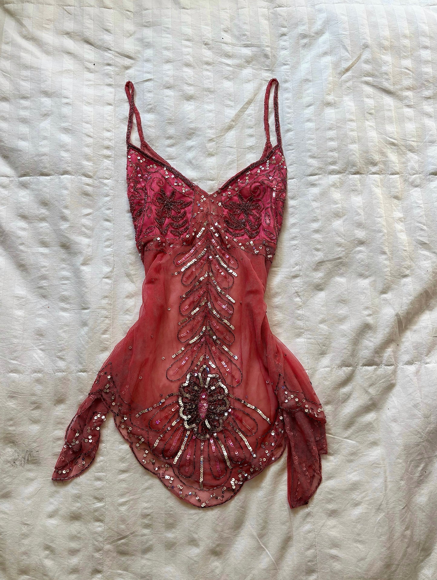 beaded fairy top