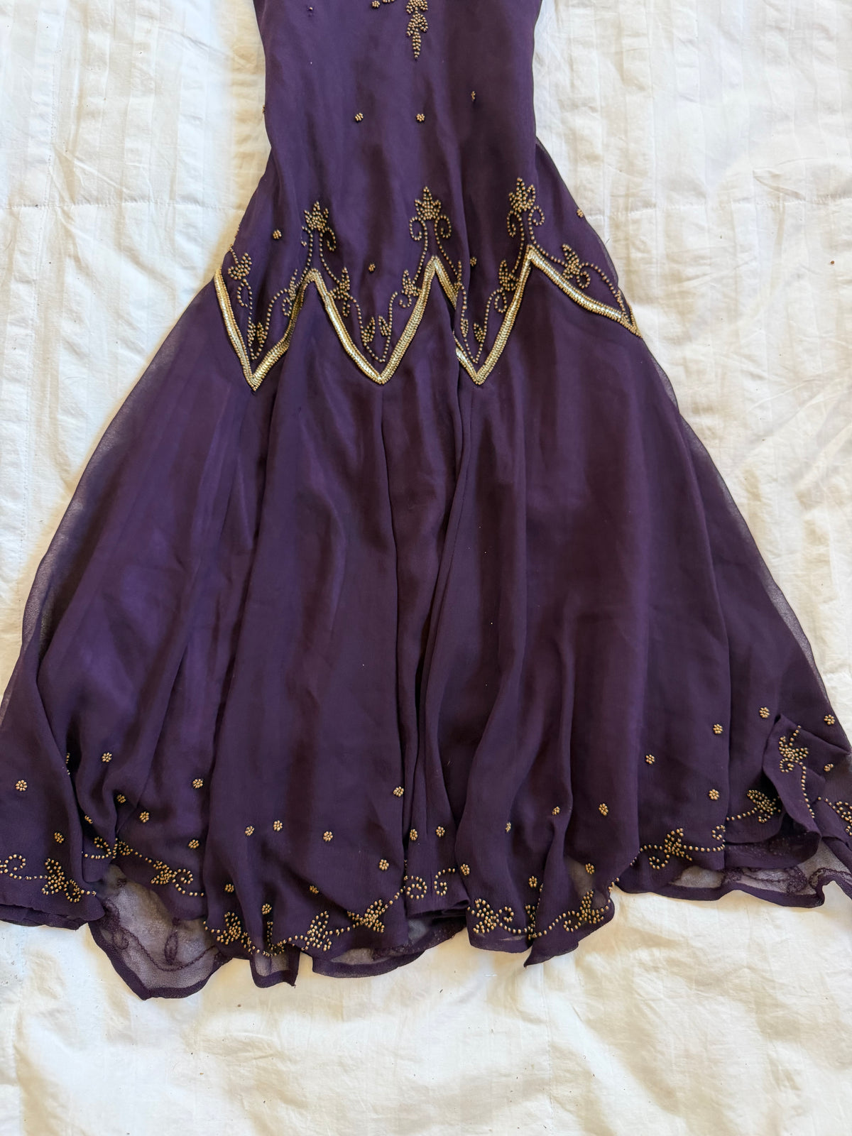beaded dress