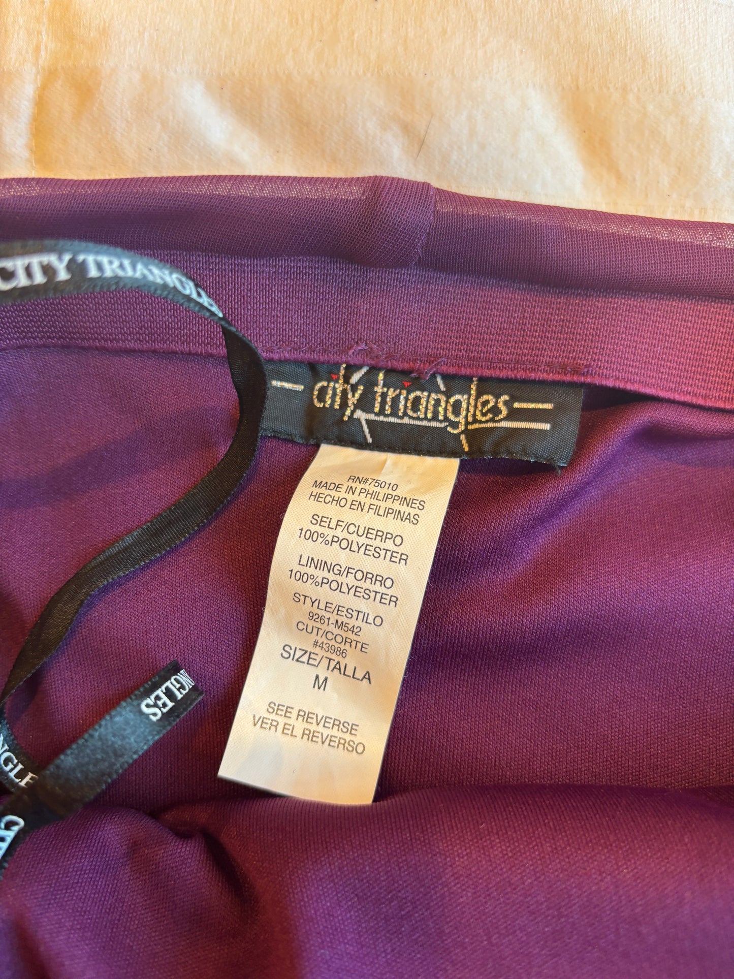 city triangles dress