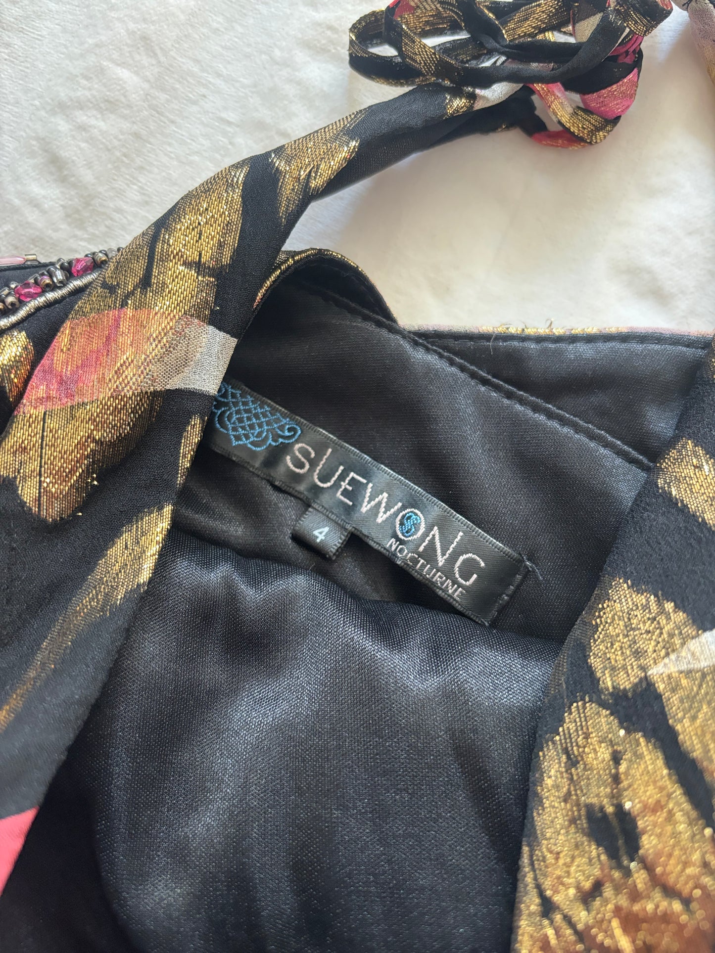 sue wong dress
