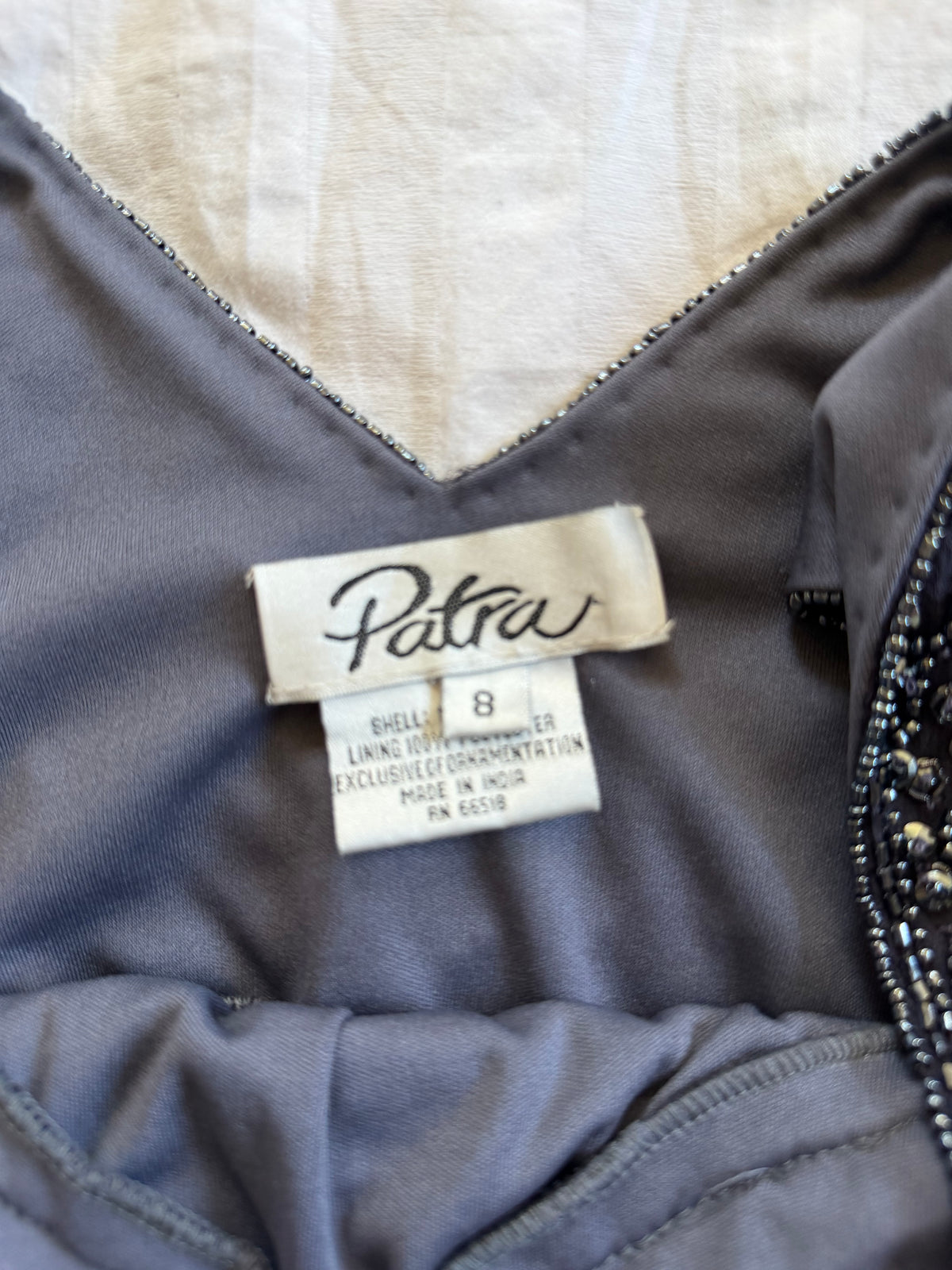 adorable beaded patra dress