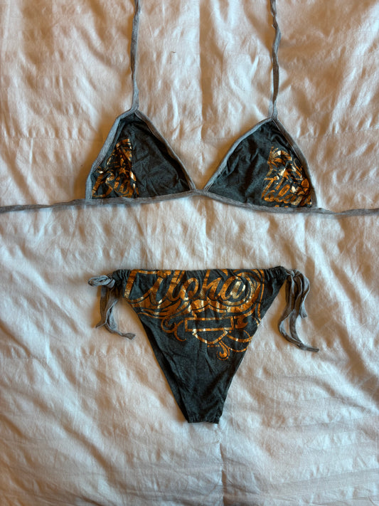 amazing reworked harley davidson bikini