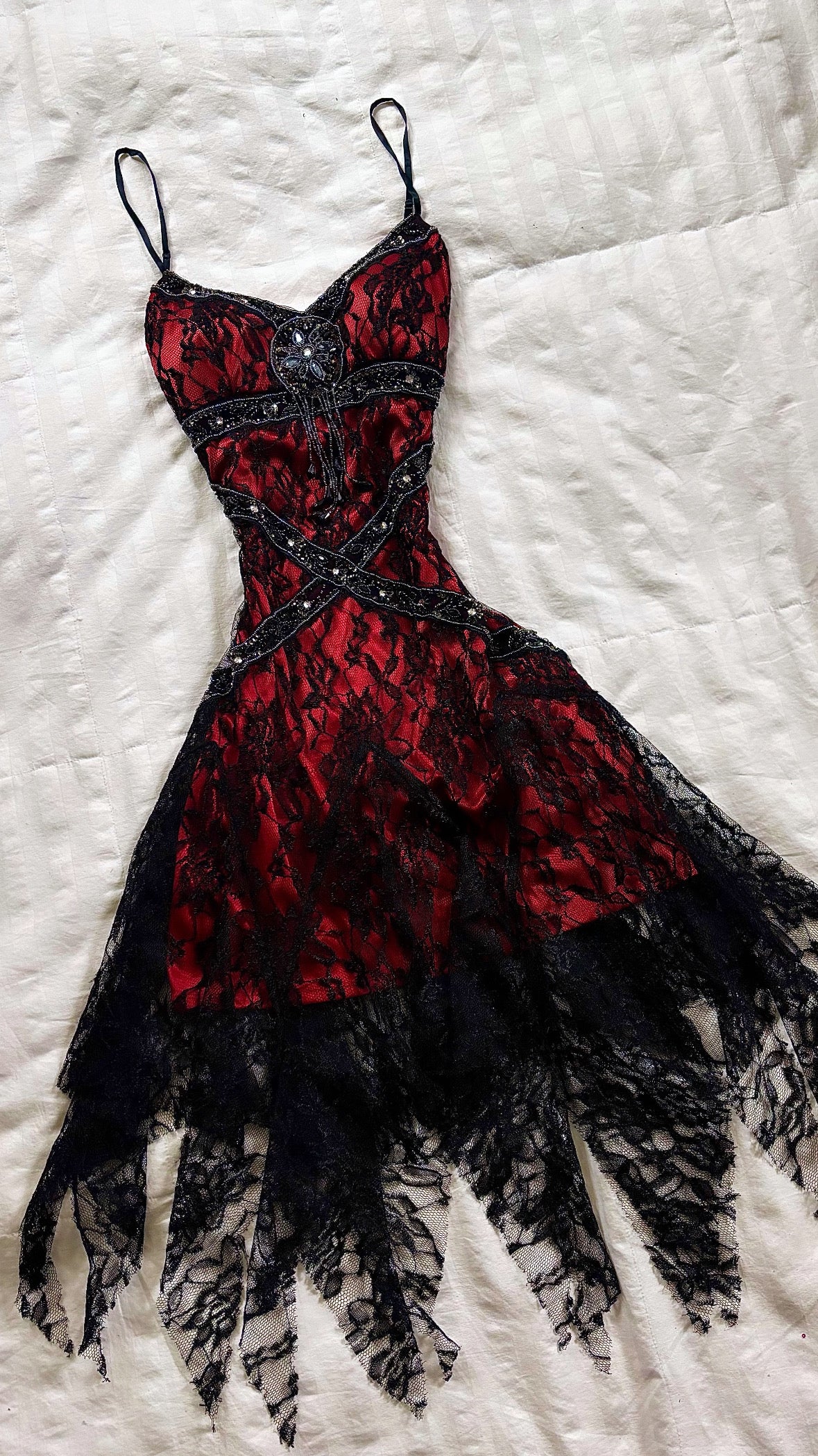 beaded vintage sue wong dress