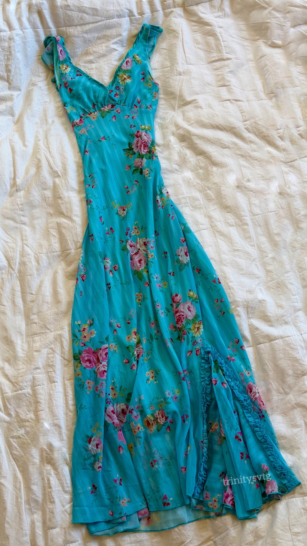 floral maxi dress