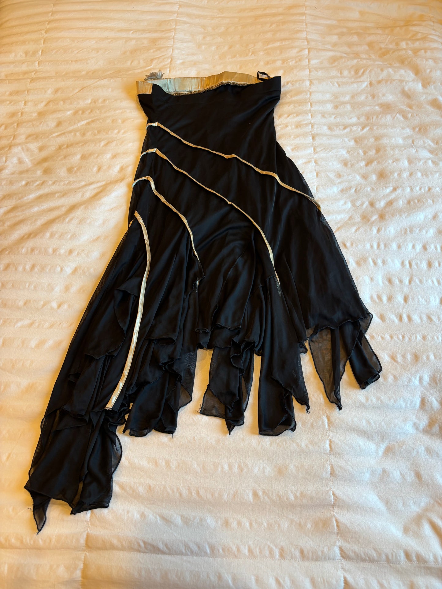 asymmetrical windsor dress